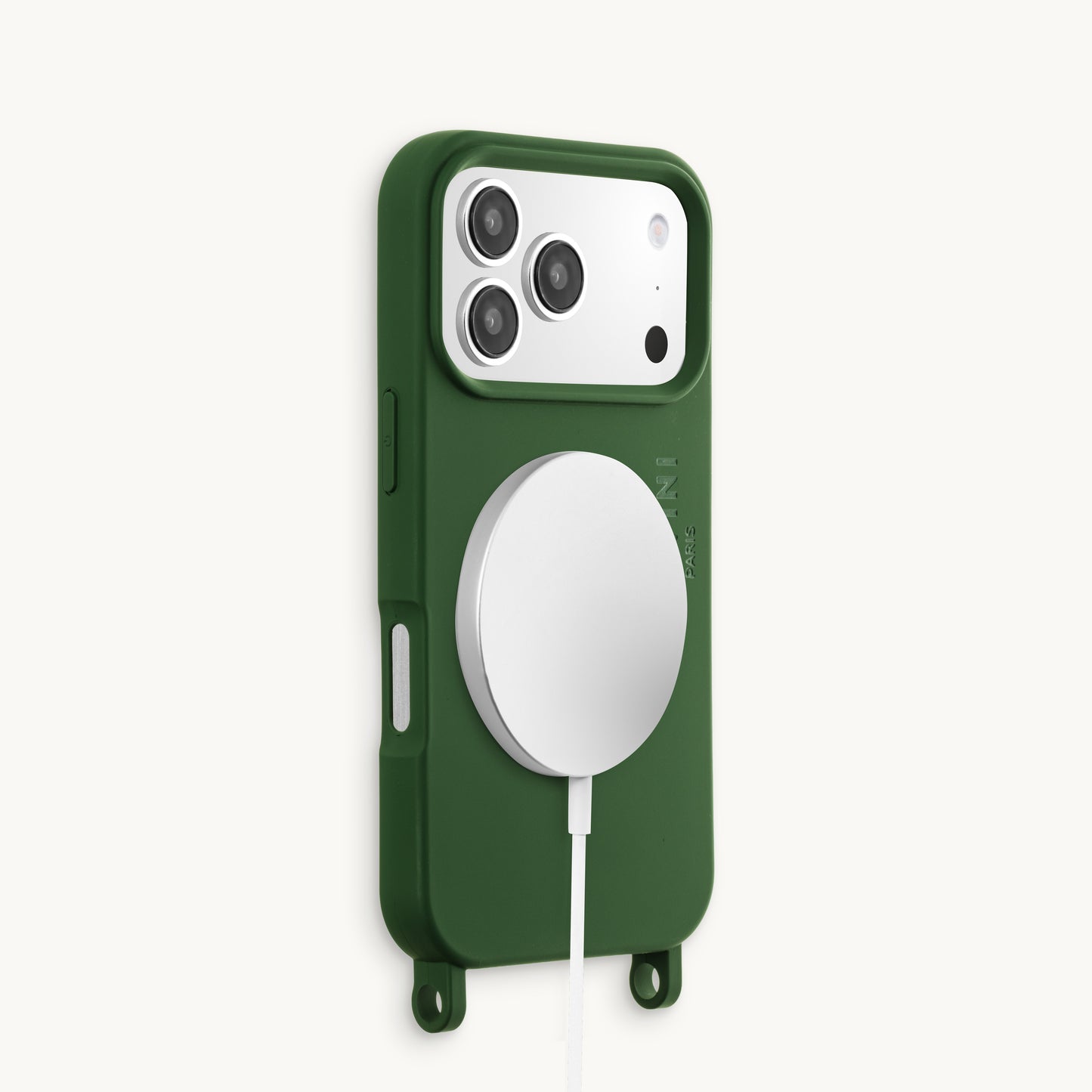 iPhone MagSafe case with rings MILO - Olive