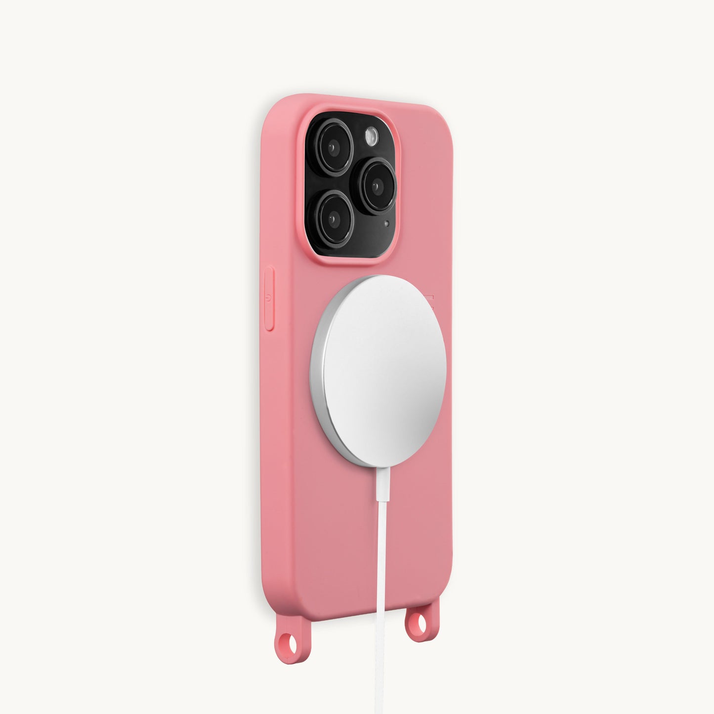 iPhone MagSafe case with rings MILO - Pink