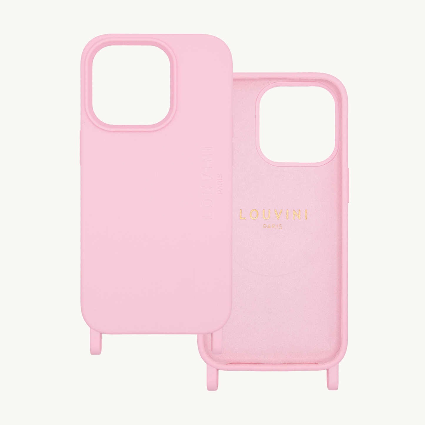 iPhone MagSafe case with rings MILO – Powder Pink