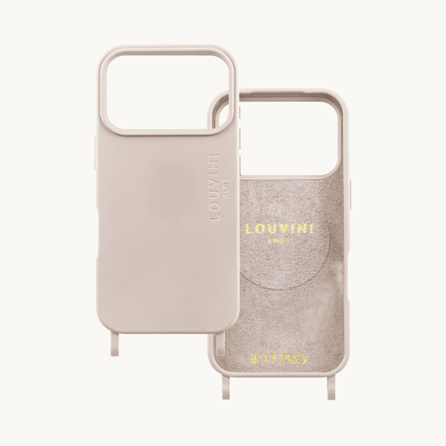 Coque iPhone MagSafe avec anneaux MILO - Taupe
