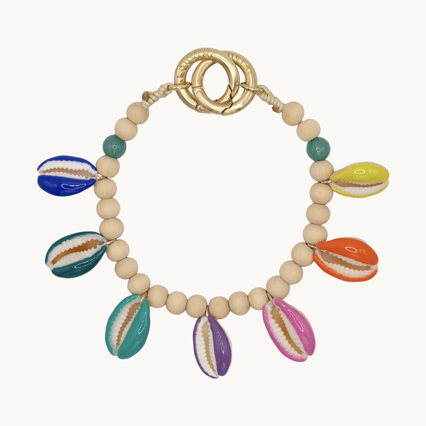 PETIT MOANA SHELL CHAIN - MULTICOLORE