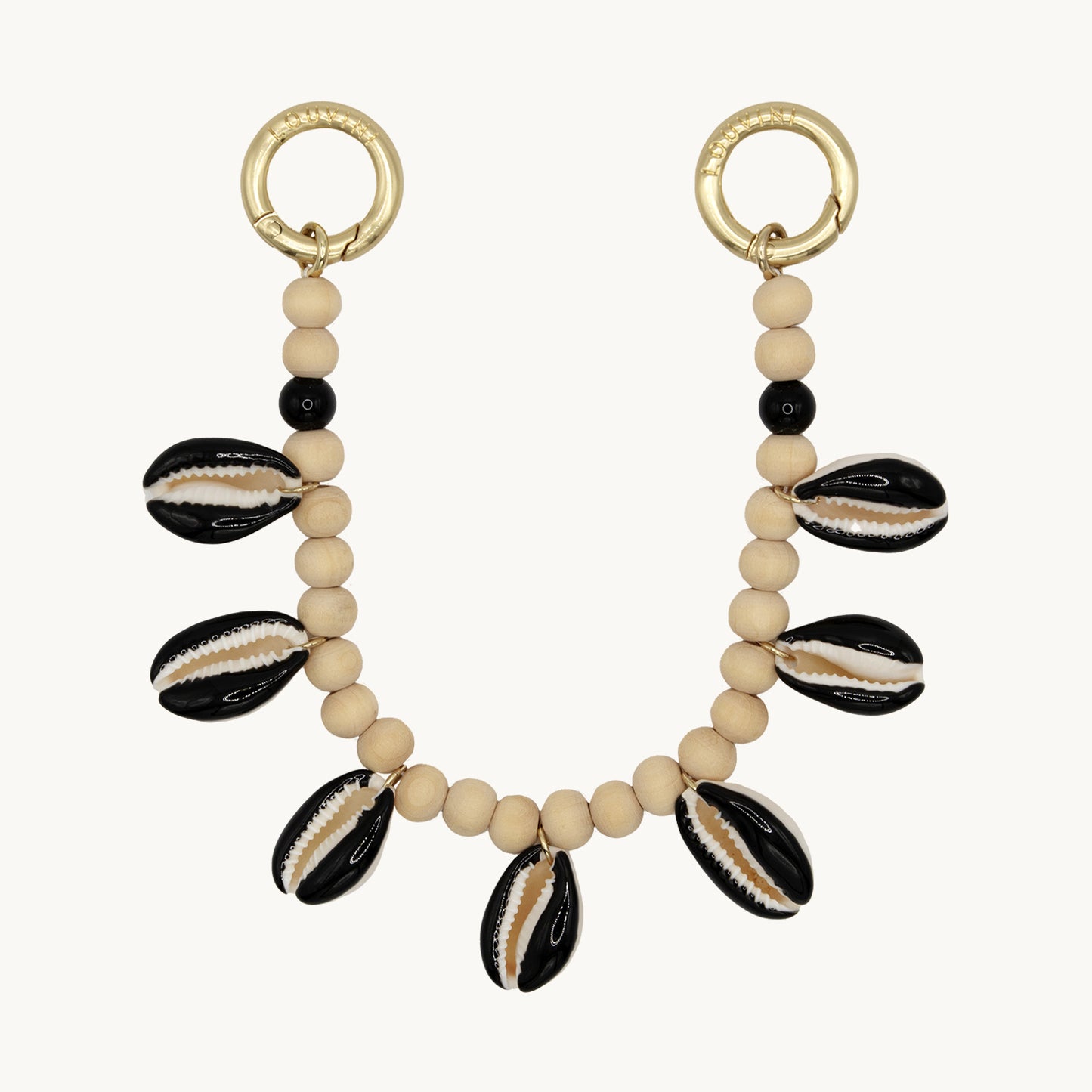 PETIT MOANA SHELL CHAIN - BLACK