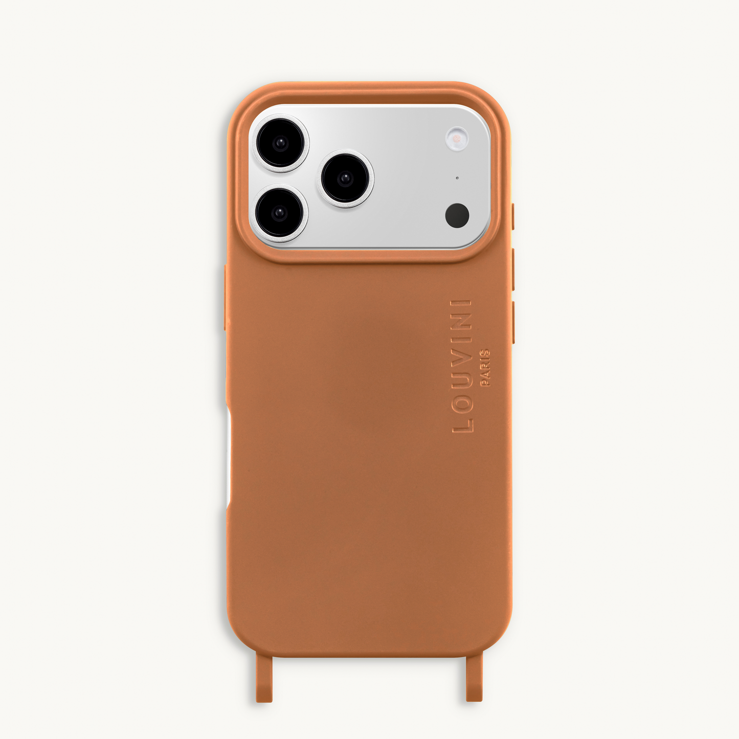 Coque iPhone MagSafe avec anneaux MILO - Cannelle