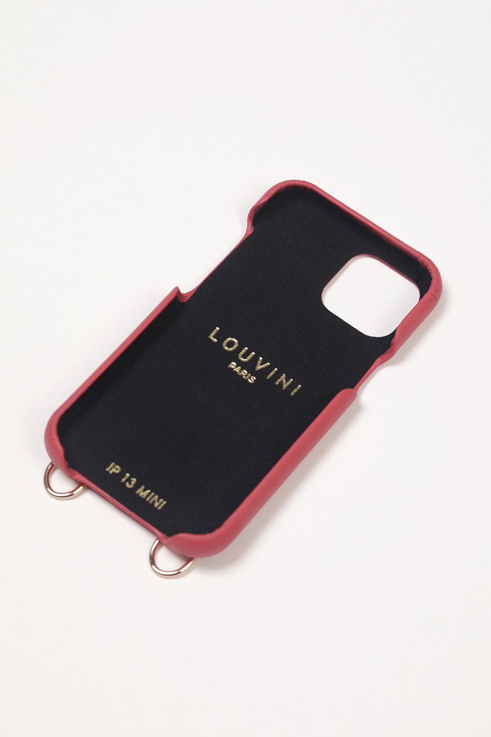 Coque iPhone cuir PETIT LOU (iPhone 12 & 13 Mini) - Blush