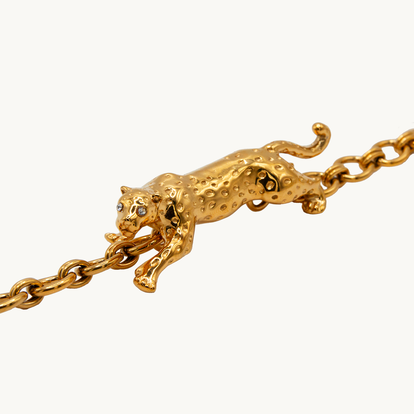 PETIT DALIA Leopard Gold Bracelet