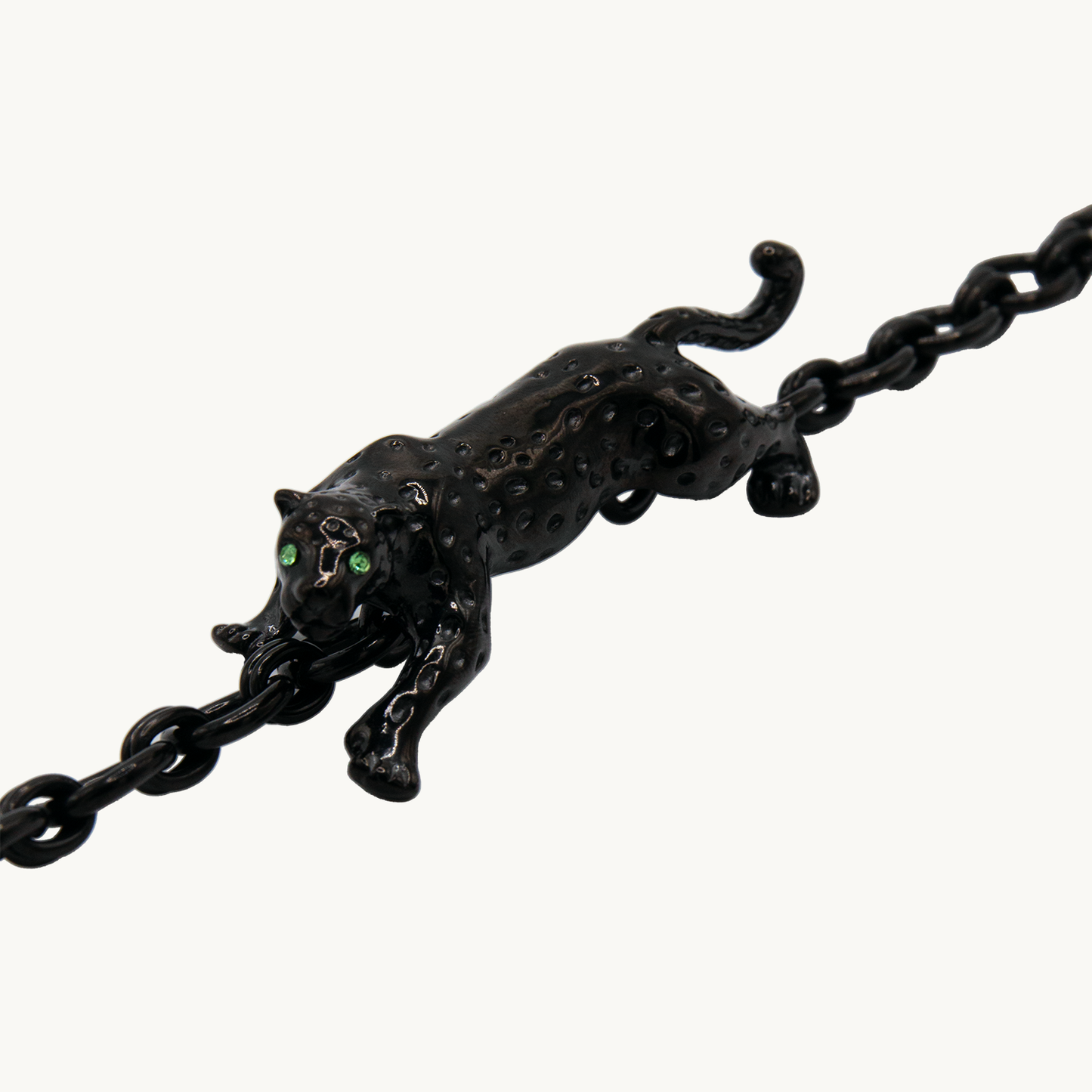 PETIT DALIA Leopard Black Bracelet