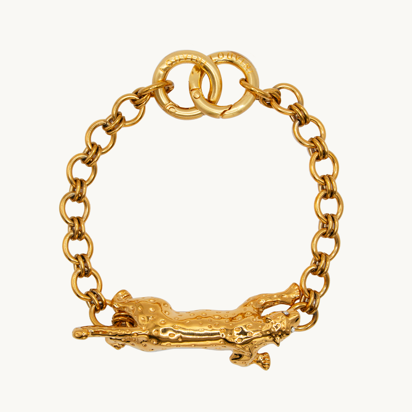 PETIT DALIA Leopard Gold Bracelet