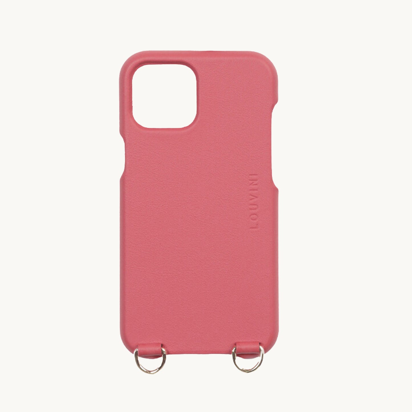 Coque iPhone cuir PETIT LOU (iPhone 12 & 13 Mini) - Blush