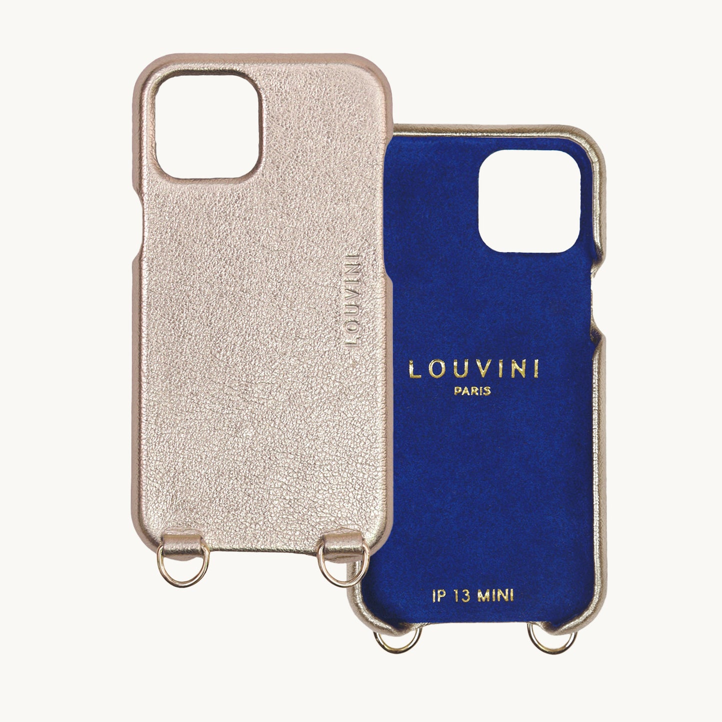 PETIT LOU CASE 12/13 MINI - METALLIC GOLD-SILVER 