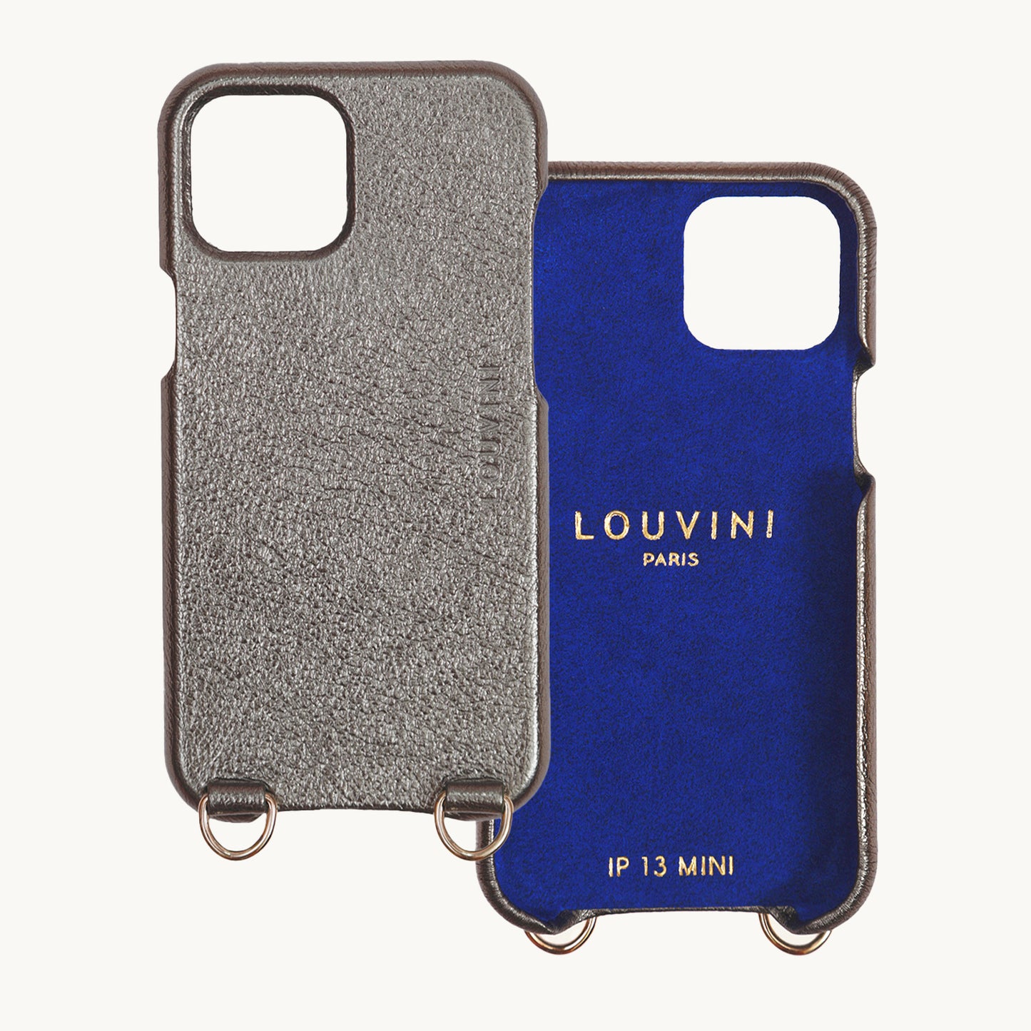 COQUE PETIT LOU ANTHRACITE METALLIQUE 12/13 MINI
