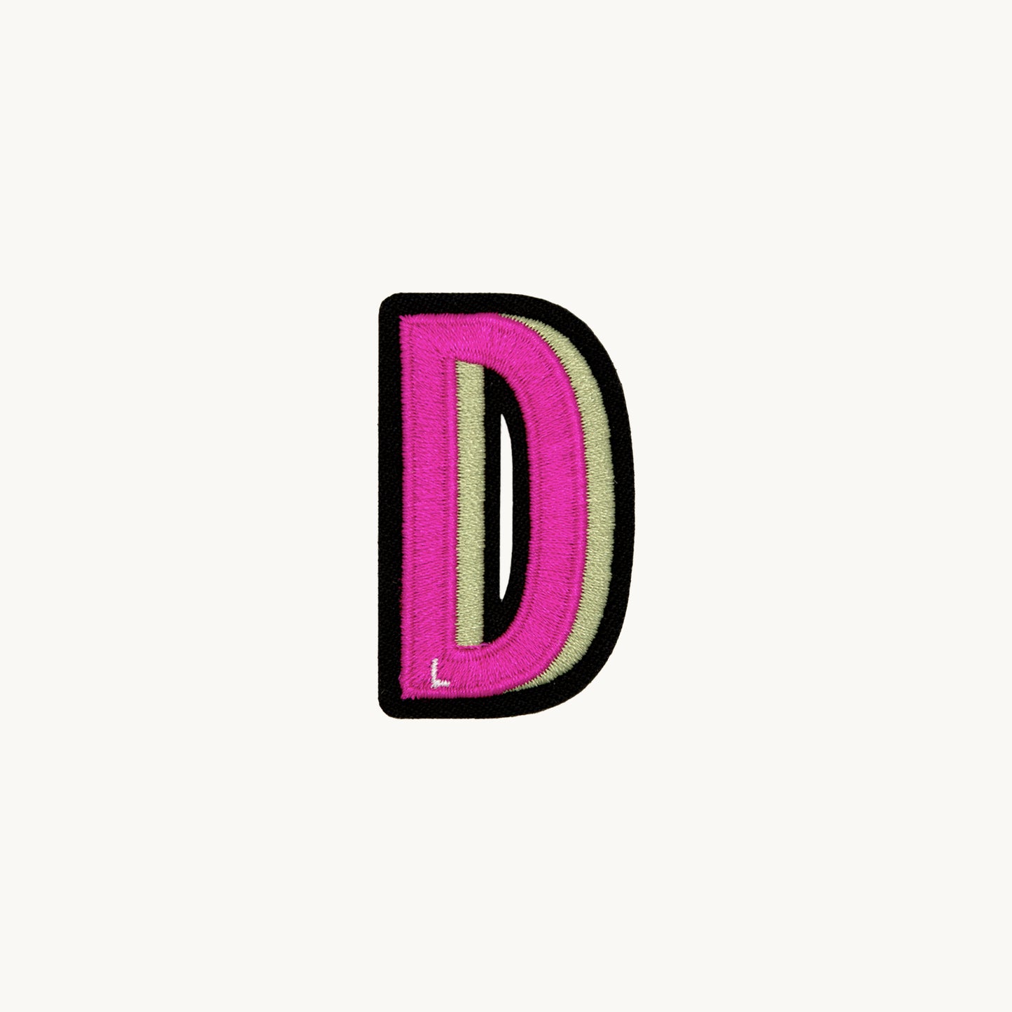 STICKER BRODÉ - LETTRE D