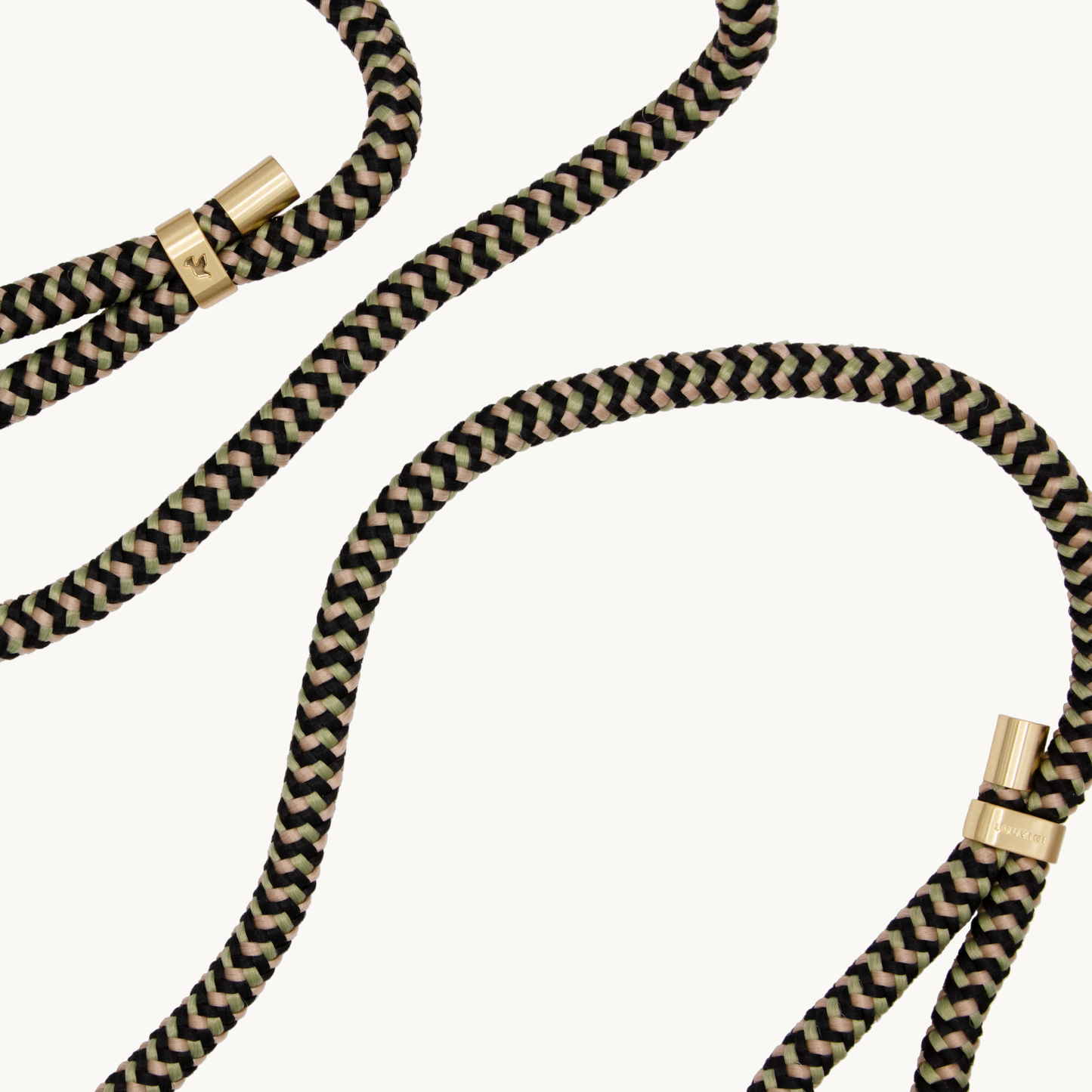 MULTICOLOURED TESSA CORD BLACK-GREEN