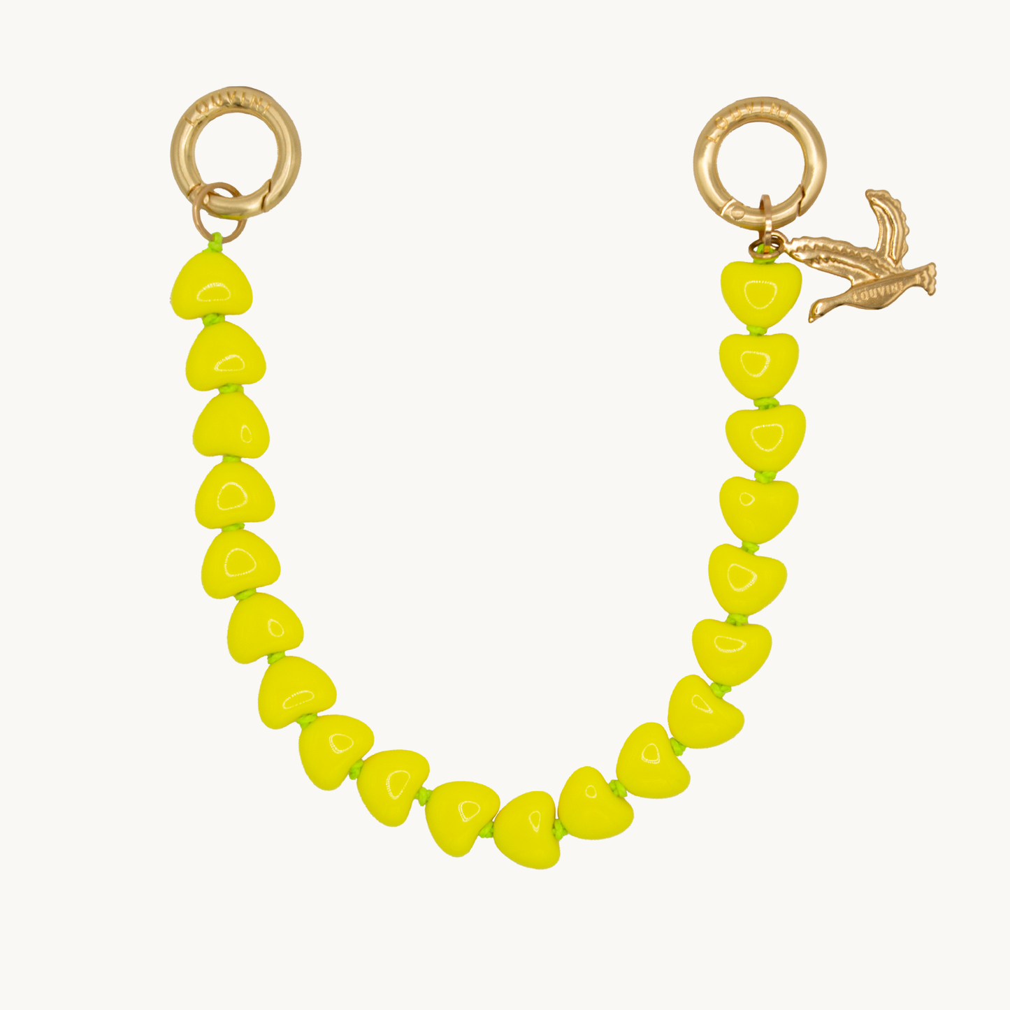 TINY CUORE Bracelet - Neon Yellow