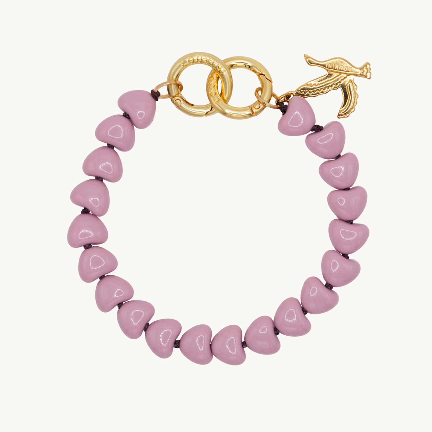 TINY CUORE Bracelet - Antique Pink