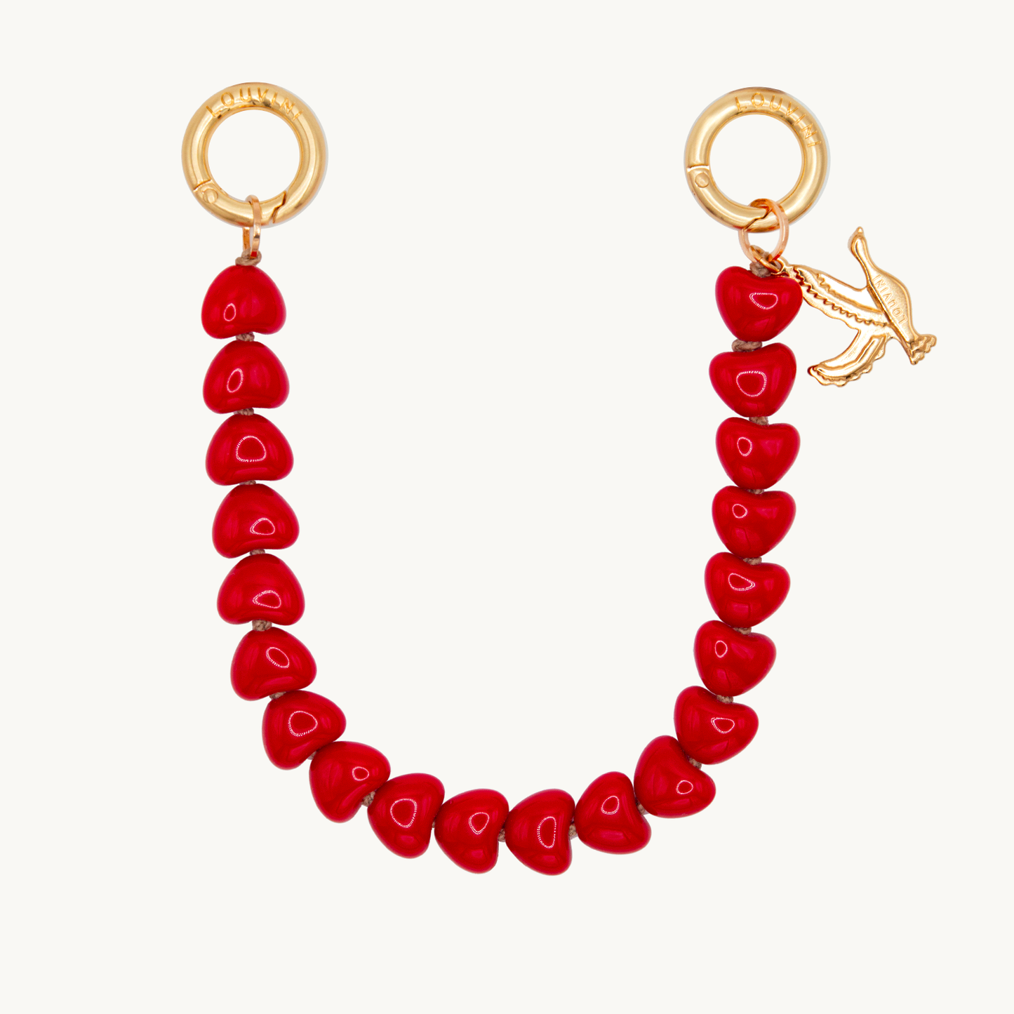 BRACELET TINY CUORE - ROUGE