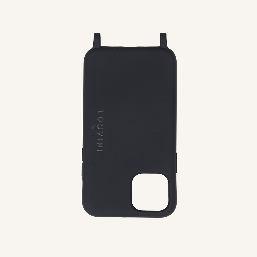Coque iPhone MagSafe avec anneaux MILO - Noir