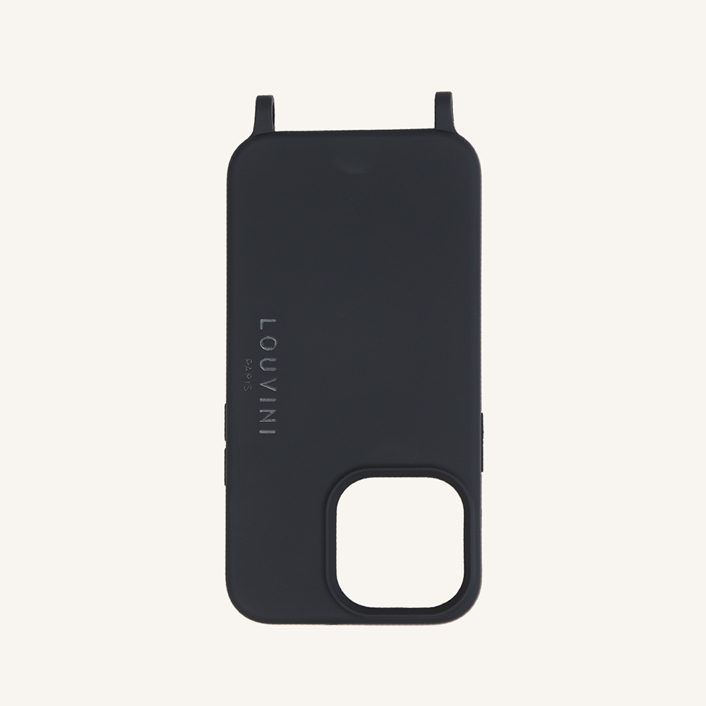 Coque iPhone MagSafe avec anneaux MILO - Noir