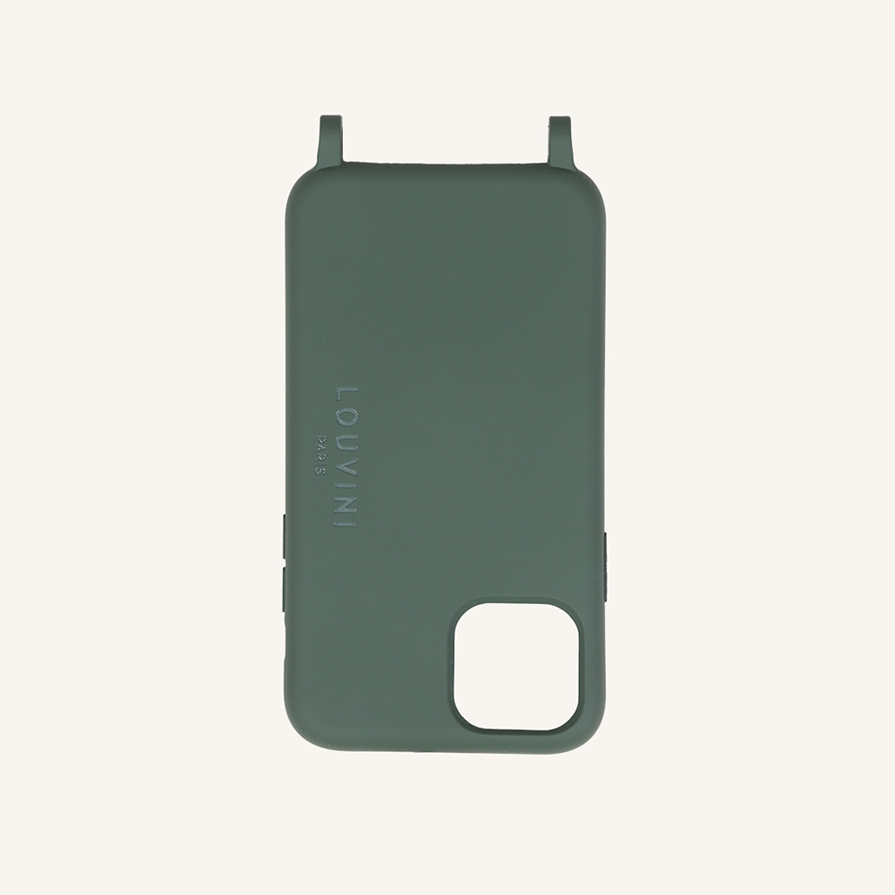 Coque iPhone MagSafe avec anneaux MILO - Olive
