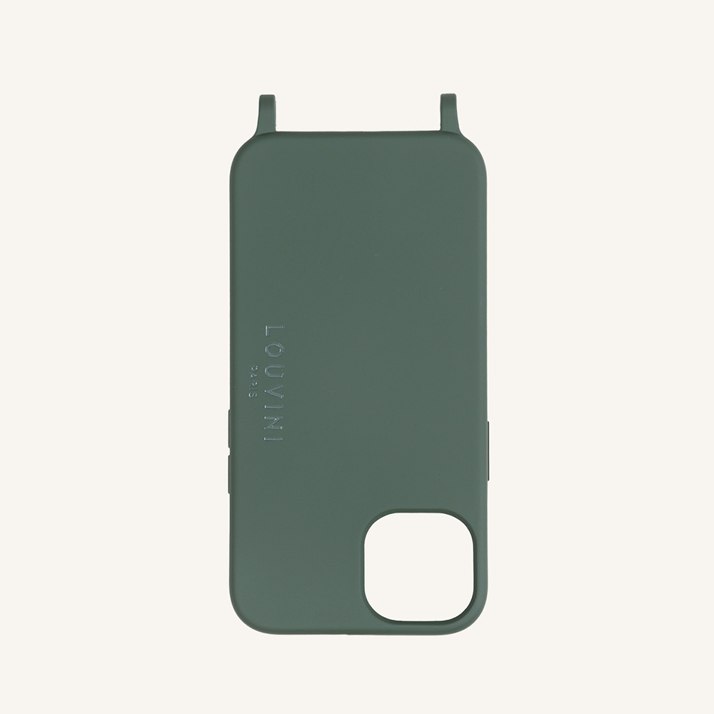 Coque iPhone MagSafe avec anneaux MILO - Olive