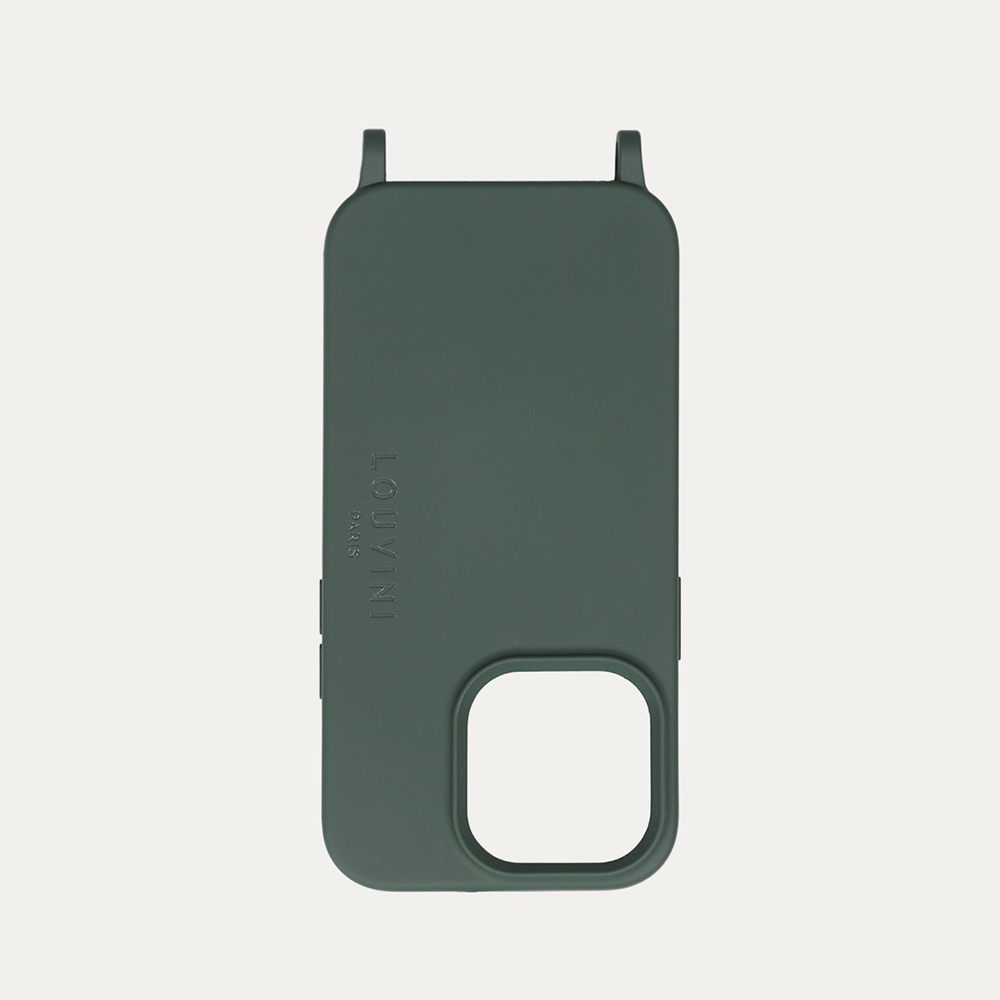 Coque iPhone MagSafe avec anneaux MILO - Olive