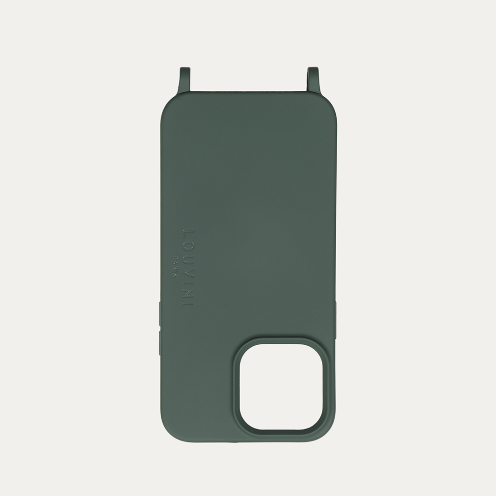 Coque iPhone MagSafe avec anneaux MILO - Olive